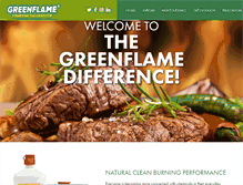 Tablet Screenshot of greenflame.com